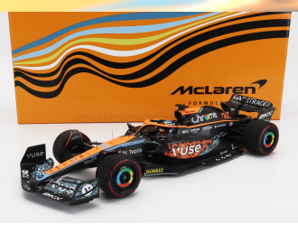 McLAREN F1 Mcl36 Mercedes Team Mclaren №28 Test Abu Dhabi (2022) Oscar Piastri, Orange Black