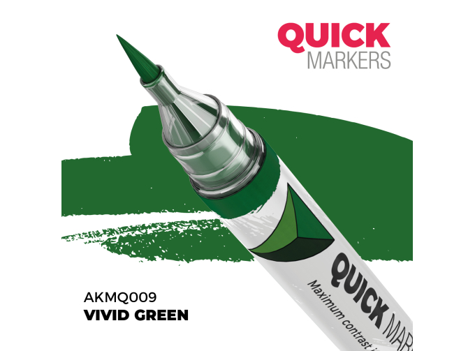 Маркер QUICK MARKER - Ярко-зелёный / Vivid Green