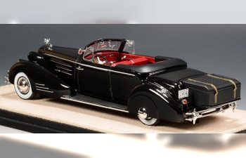 CADILLAC 452D V16 Victoria Convertible Open 1934, black