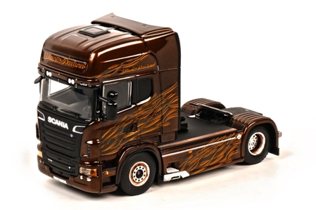 SCANIA R Topline Single truck, Premium Line 1:50, коричневый