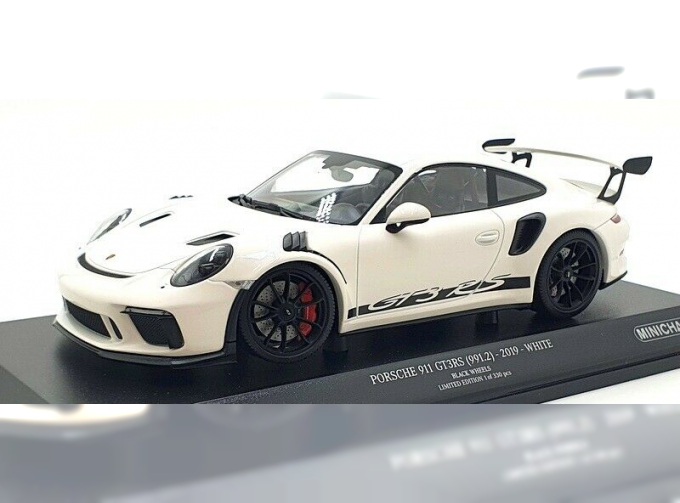 PORSCHE 911 GT3RS (991.2) - 2019 - WHITE W/ BLACK WHEELS