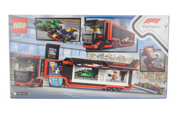 Сборная модель Lego City - F1 Truck Car Transporter Red Bull Rb20 + Aston Martin Amr24 Cars 2024 - 1086 Pezzi - 1086 Pcs, Various