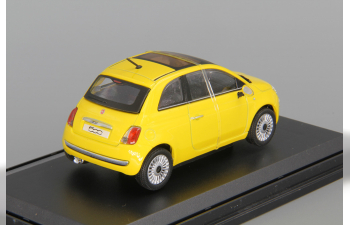 FIAT 500, yellow