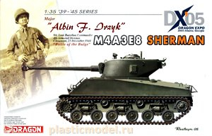 Сборная модель M4A3E8 Sherman `Albin F.Irzyk`, Battle of the Bulge, 23 December 1944