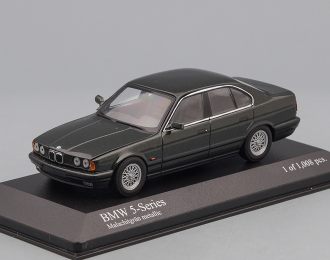 BMW 5-Series E34 (1988), green metallic