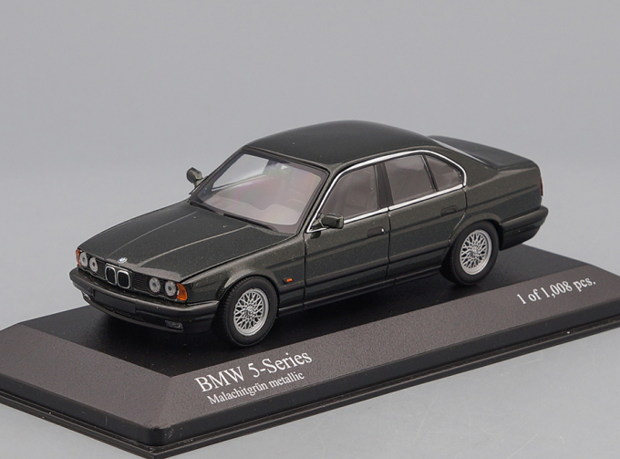 BMW 5-Series E34 (1988), green metallic