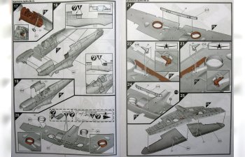 Сборные модели Messerschmitt Bf109E+Supermarine Spitfire Mk.Vb (в комплекте краска, кисти и клей)