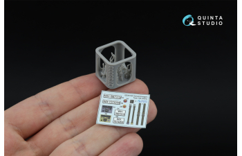 3D Декаль интерьера кабины Schwimmwagen Type 166 (Hero) (с 3D-печатными деталями)