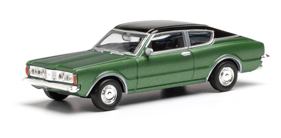 FORD Taunus (TC '71) 1600 Coupé, darkgreenmetallic / flatblack