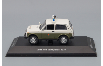 Волжский 2121 Нива Полиция ГДР / Волжский 2121 LADA Niva Volkspolizei (1978), white