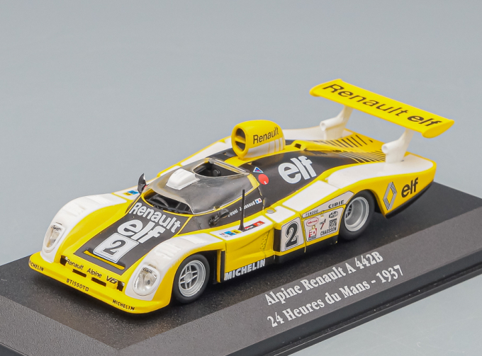 RENAULT Alpine A 442B 1937, white / yellow