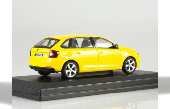 SKODA Rapid Spaceback (2014), yellow