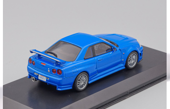 NISSAN Skylline GT-R (R34) "Fast & Furious" из к/ф "Форсаж IV" (2002), blue