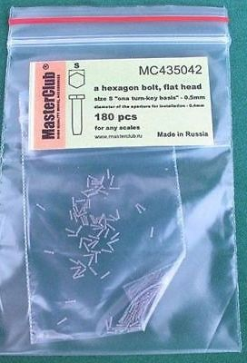 Головка болта низкая (ключ 0,5 мм; установочное отверстие 0,4 мм)