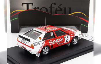 AUDI Quattro (night Version) Team Belga №2 Winner Rally Boucles De Spa (1983) Marc Duez - Willy Lux, Red White