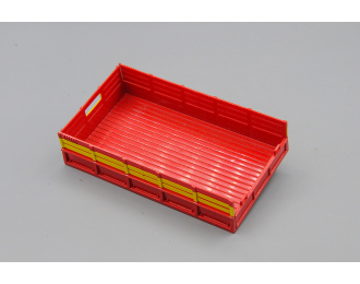 кузов КРАЗ 214, желтый/красный