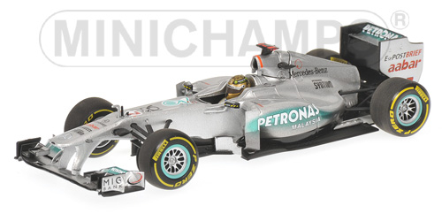 MERCEDES-BENZ GP PETRONAS F1 TEAM MGP W02 - MICHAEL SCHUMACHER - BELGIAN GP 2011, silver