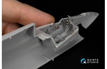 3D Декаль интерьера кабины F-8E Crusader (Hasegawa/Hobby 2000)