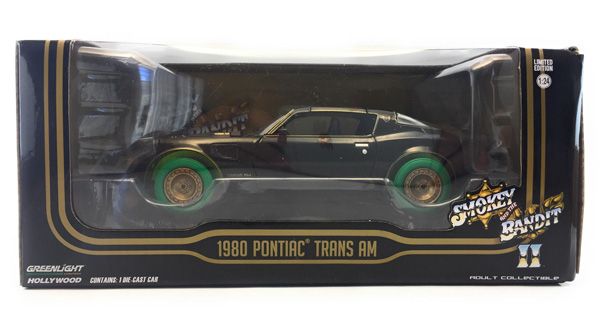 PONTIAC Firebird Trans Am Turbo 4.9L (из к/ф "Смоки и бандит") (1980), black / gren Greenlight!)