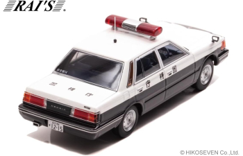 NISSAN Cedric (YPY30Kai) *Police Car Tokyo MPD 4* (1985), white / black