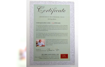 MERCEDES-BENZ W196 R Stromlinie No 16, Moss (1954/55)