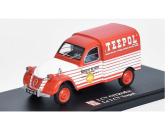 CITROEN 2CV Teepol, red / white