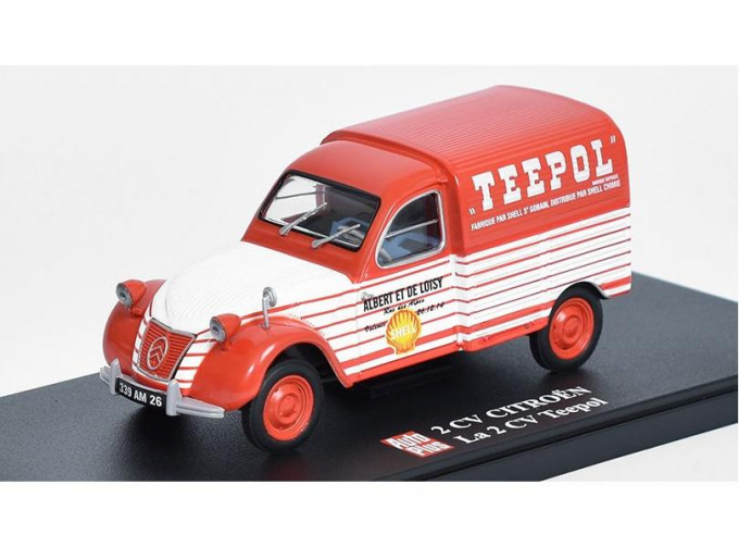 Citroen 2CV Teepol - AutoPlus časopis s modelem