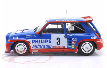 RENAULT 5 Maxi Turbo №3 Winner Rallye Tour de Corse Jean Ragnotti, Pierre Thimonier (1985)