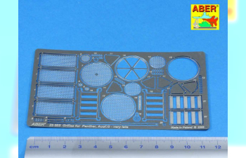 Фототравление для Grilles for Sd.Kfz.171. Panther, Aus.G – Late model