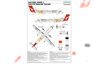 Сборная модель Dash 8 Q400 Qantas Link