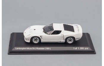 LAMBORGHINI Miura SV J Roadster 1981 White