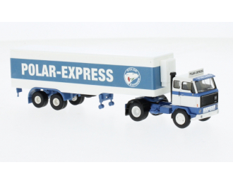 VOLVO F 89 Koffer-SZ Polar Express (1972), light blue/white