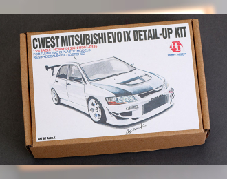 Конверсионный набор CWEST Mitsubishi EVO IX Detail-up Kit (Resin+PE+Metal parts)