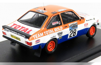 FORD Escort Mkii N28 Rally Rac M.wilson - T.harryman(1979), Orange White Blue