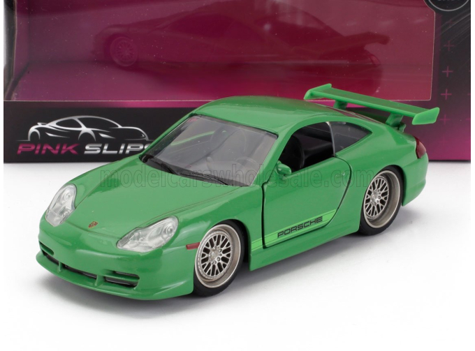 PORSCHE 911 996 Gt3 Coupe (1999), green
