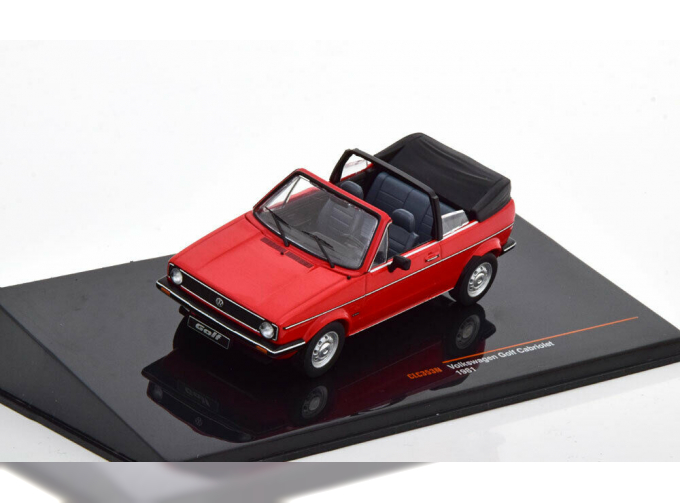 VOLKSWAGEN Golf I Convertible 1981 Red