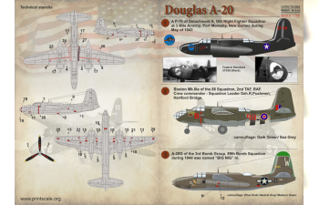 Декаль Douglas A-20 Havok