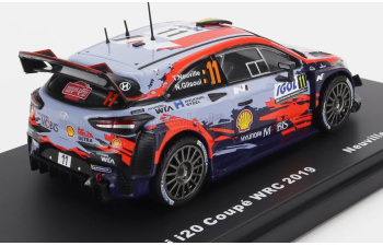 HYUNDAI I20 Wrc Coupe №11 Winner Rally Tour De Corse (2019) T.neuville - N.gilsoul, 2 Tone Blue Red
