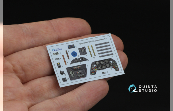 3D Декаль интерьера кабины Bf 109F2/F4 (Hasegawa)