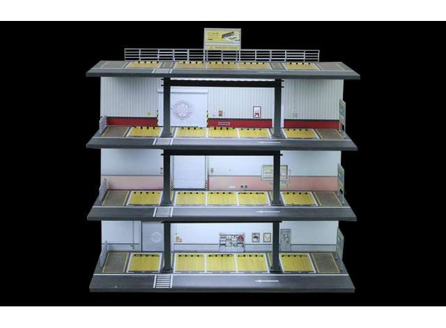 Diorama *US style 4 storey parking lot with light*, various