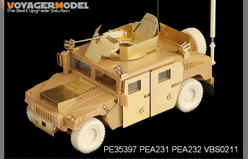 Фототравление Современный USMC HUMVEE M1114 Space Amour (GP)