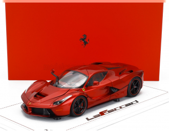 FERRARI Laferrari (2013) - One Off Special Personal Car Lewis Hamilton - Con Vetrina - With Showcase, Red Met