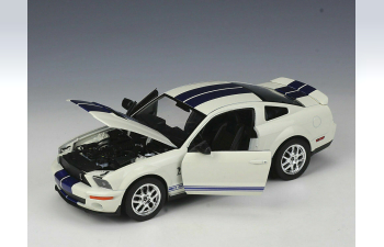 FORD Shelby Mustang GT500 Cobra (2007), white blue