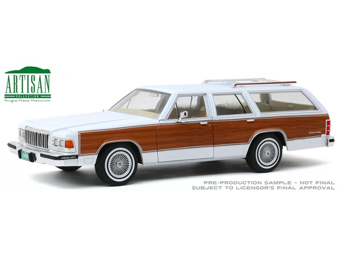 MERCURY Grand Marquis Colony Park 1989 White with Wood