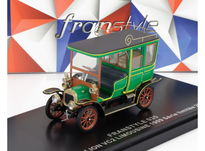 PEUGEOT Lion Vc2 Limousine (1909), Green Black