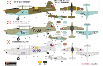 Сборная модель Zlin Z-126 "Would-Be-Military Liveries"