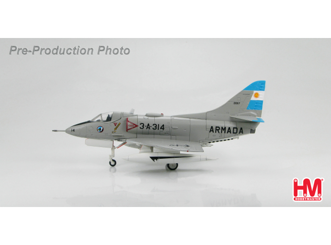 Douglas A-4Q Skyhawk Diecast Model Armada Argentina A-314 Marcelo Gustavo Marquez Falkand Islands Falklands Conflict 1982