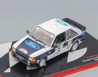 FORD Escort XR3i № 5 Rally-de-la-Rioja 1983, white / blue