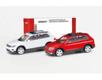 Сборная модель набор VOLKSWAGEN Tiguan (Minikit) белый-красный