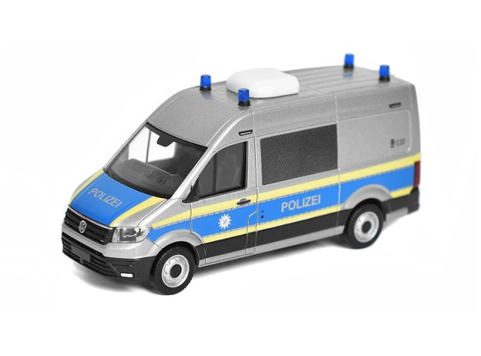 VOLKSWAGEN Crafter Polizei, silver / blue